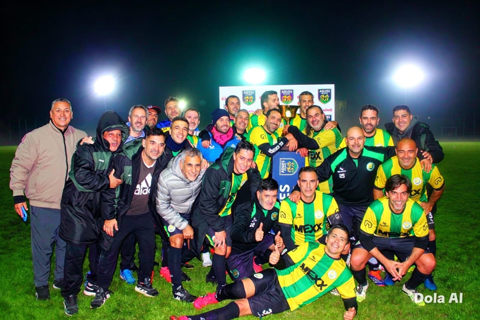 Plantel campeón de La Martona Black — Master Zona 2