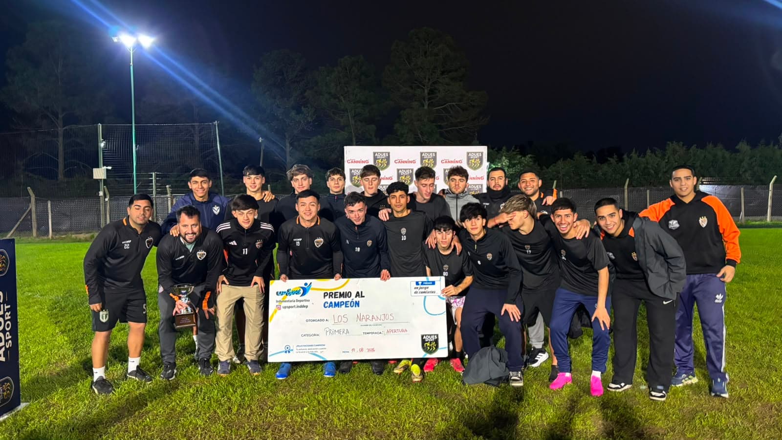 Plantel campeón de Los Naranjos — Primera, Copa de Plata 2026