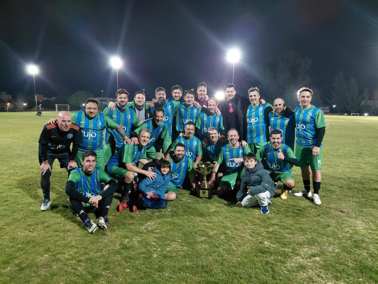 Plantel campeón de Santa Juana — Copa ADUES Master 2026